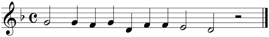 Notenbalk regel 2 (rit)