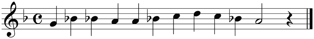 Notenbalk regel 1 (iso)