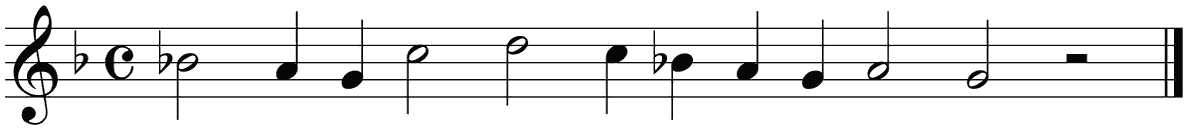 Notenbalk regel 6 (rit)