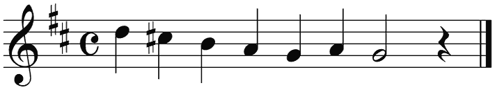 Notenbalk regel 6 (iso)