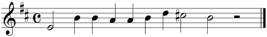 Notenbalk regel 5 (rit)
