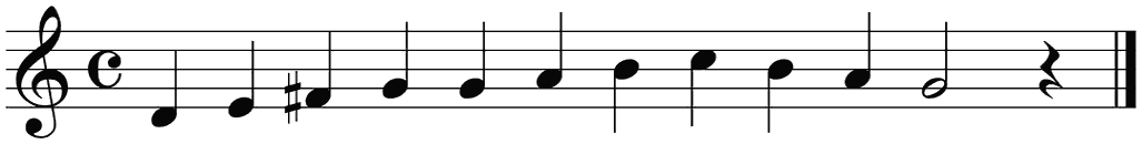 Notenbalk regel 7 (iso)
