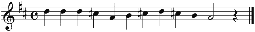 Notenbalk regel 5 (iso)
