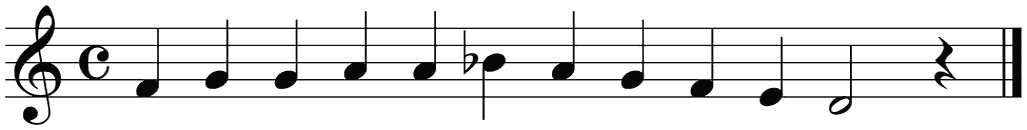 Notenbalk regel 1 (iso)