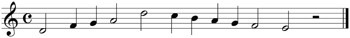 Notenbalk regel 5 (rit)