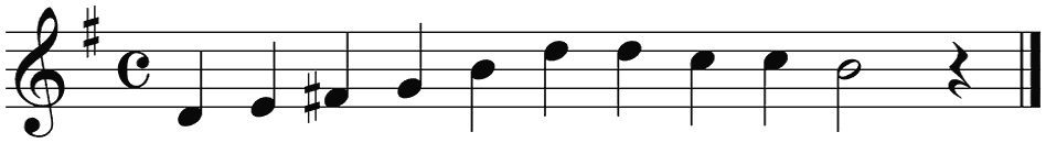 Notenbalk regel 5 (iso)
