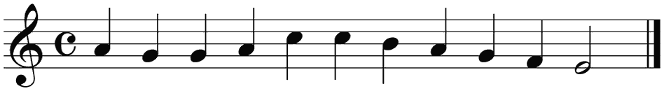Notenbalk regel 8 (iso)
