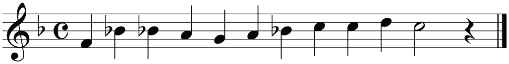 Notenbalk regel 5 (iso)