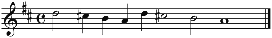 Notenbalk regel 6 (rit)
