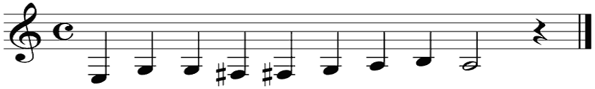 Notenbalk regel 5 (iso)
