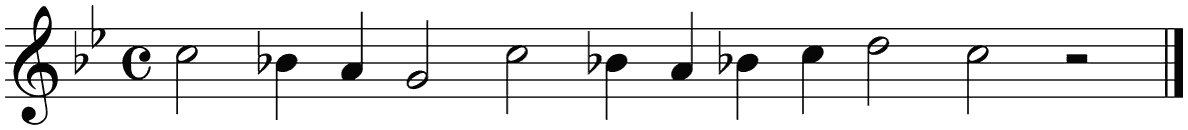 Notenbalk regel 3 (rit)