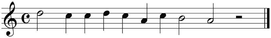 Notenbalk regel 2 (rit)