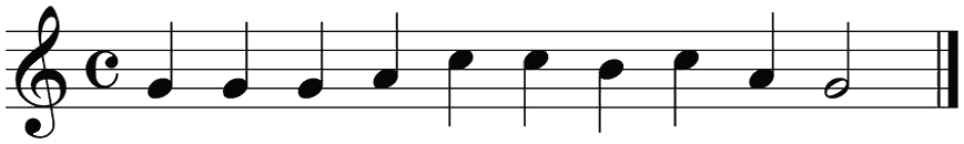 Notenbalk regel 4 (iso)
