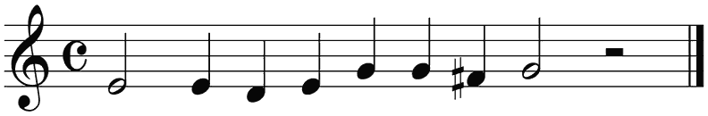 Notenbalk regel 4 (rit)