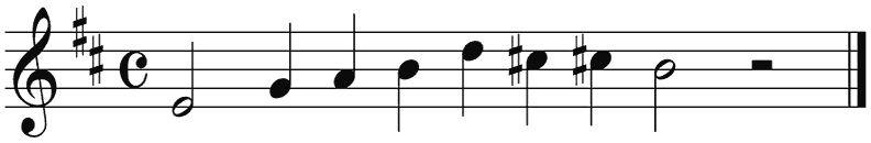 Notenbalk regel 2 (rit)