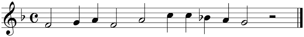 Notenbalk regel 1 (rit)