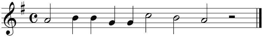 Notenbalk regel 7 (rit)