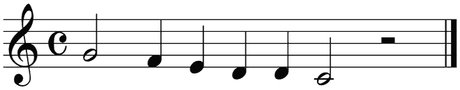 Notenbalk regel 6 (rit)