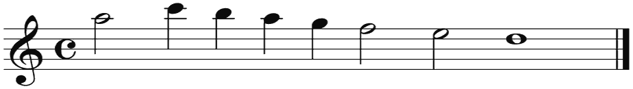 Notenbalk regel 8 (rit)