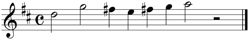 Notenbalk regel 7 (rit)
